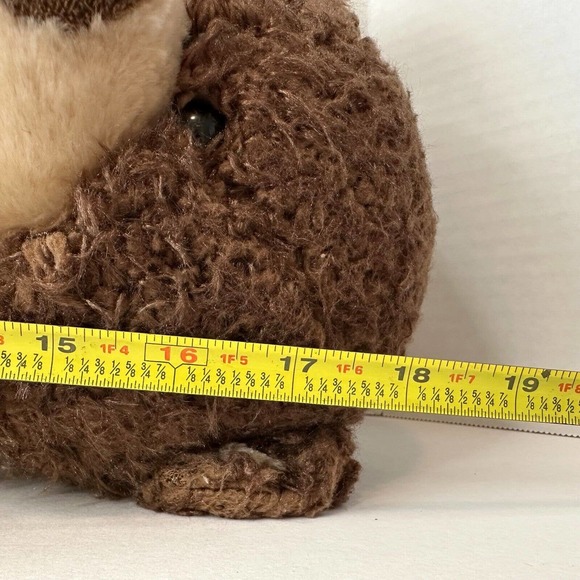 Cuddly Boutique Brown TEDDY BEAR w/paw print Wild Animal Plush 18", SUPER CUTE! - Picture 7 of 13